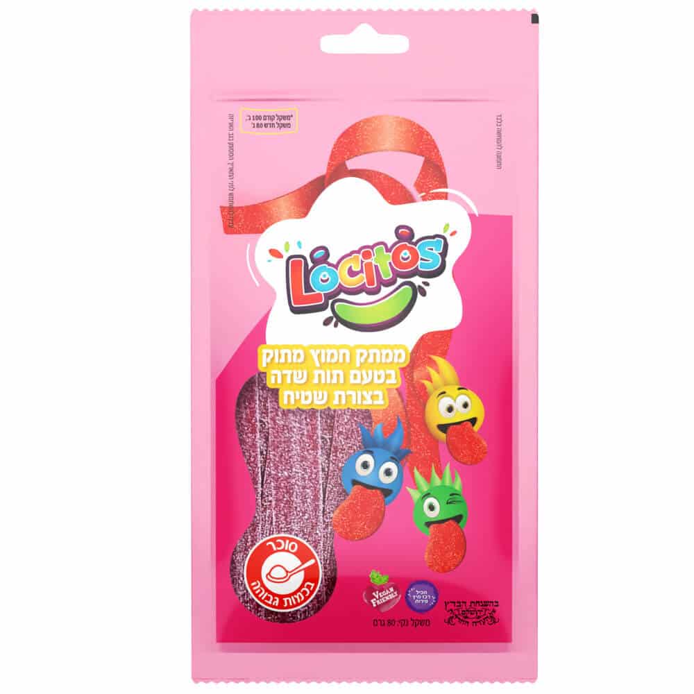 לוקיטוס שטיחים חמוצים תות שדה 80 גרם