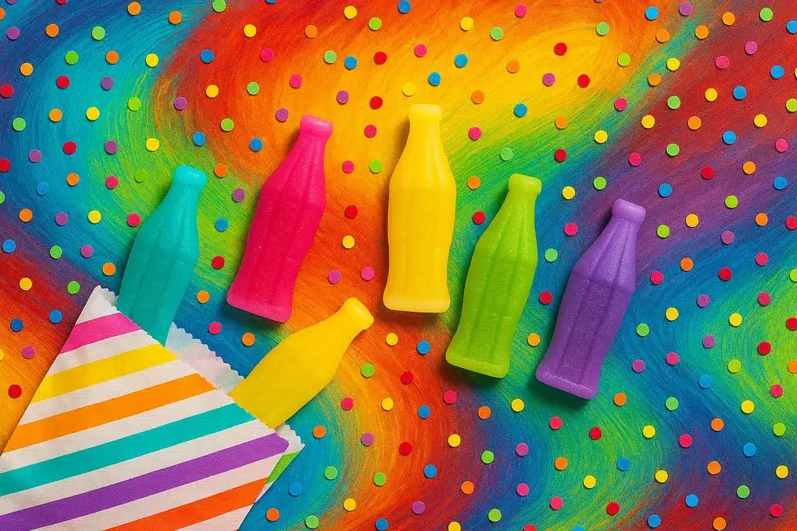 ממתקי בקבוקי שעווה ממתקי בקבוקי שעווה