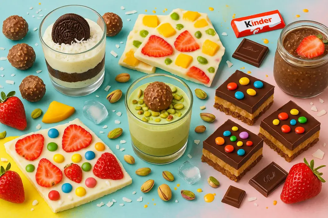 מעדנים מתוקים ללא אפייה מעדנים מתוקים ללא אפייה